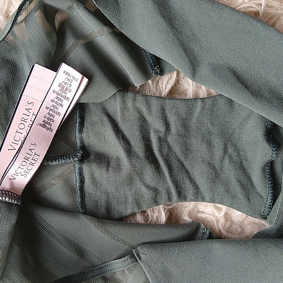 Victoria's Secret Sheer Bottom Olive Green Underwear S NWT - Picture 4 of 7